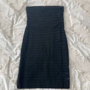 Vintage Nicole Miller Studio Black Tube Dress